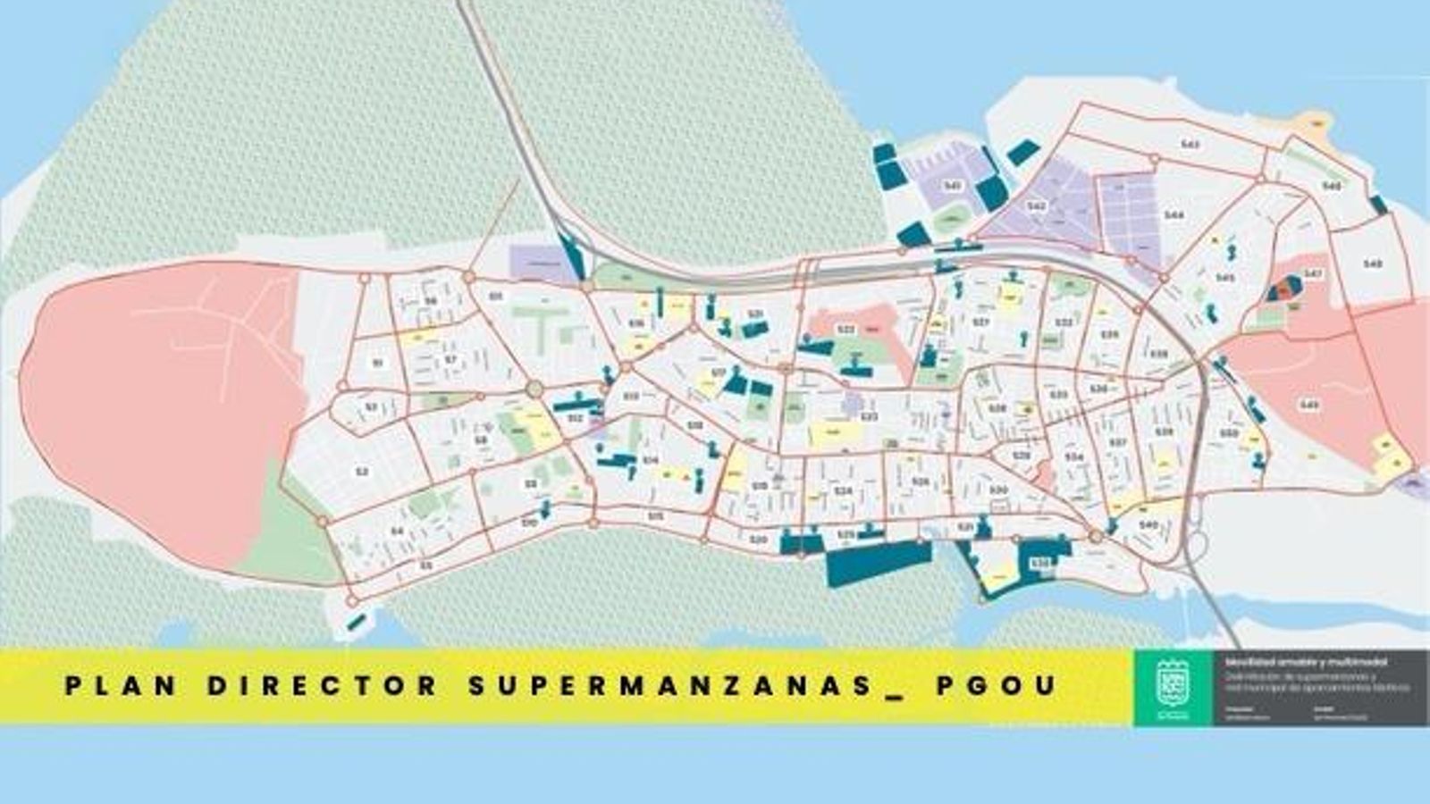 Propuesta de supermanzanas en la que trabaja el equipo de gobierno. Propuesta de supermanzanas en la que trabaja el equipo de gobierno.