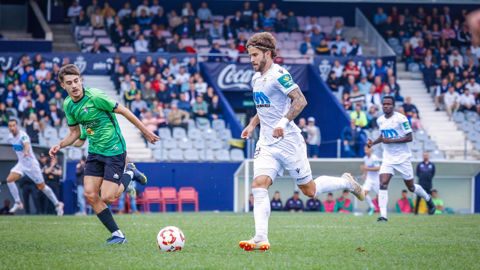 Mauro Cabello, en el choque de la primera vuelta ante el CD Huétor Vega.