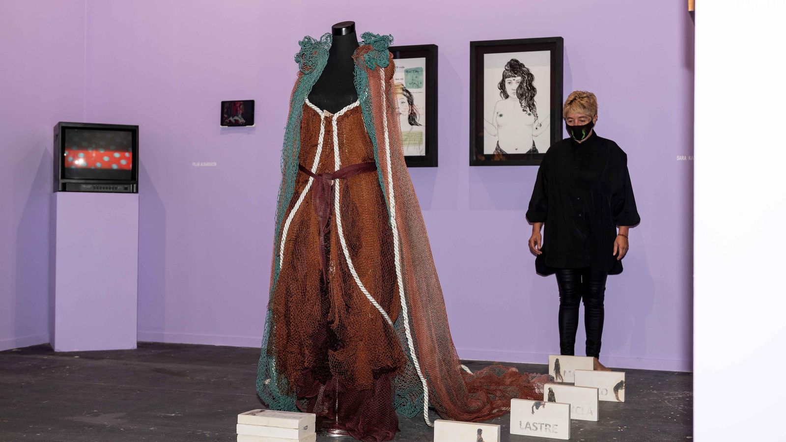 Una de las obras centrales del stand