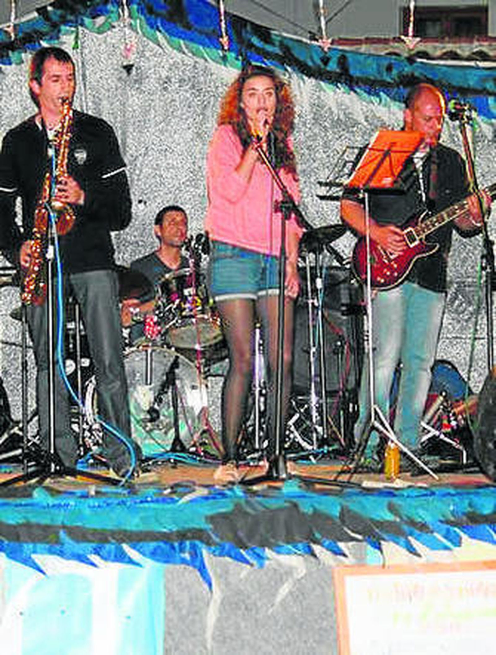 Actuación en el festival.