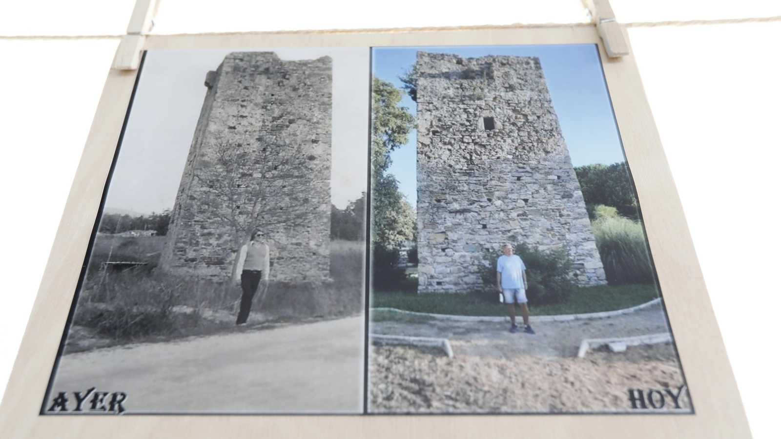 Las fotos de la exposición pasado y presente en el chiringuito El Garito