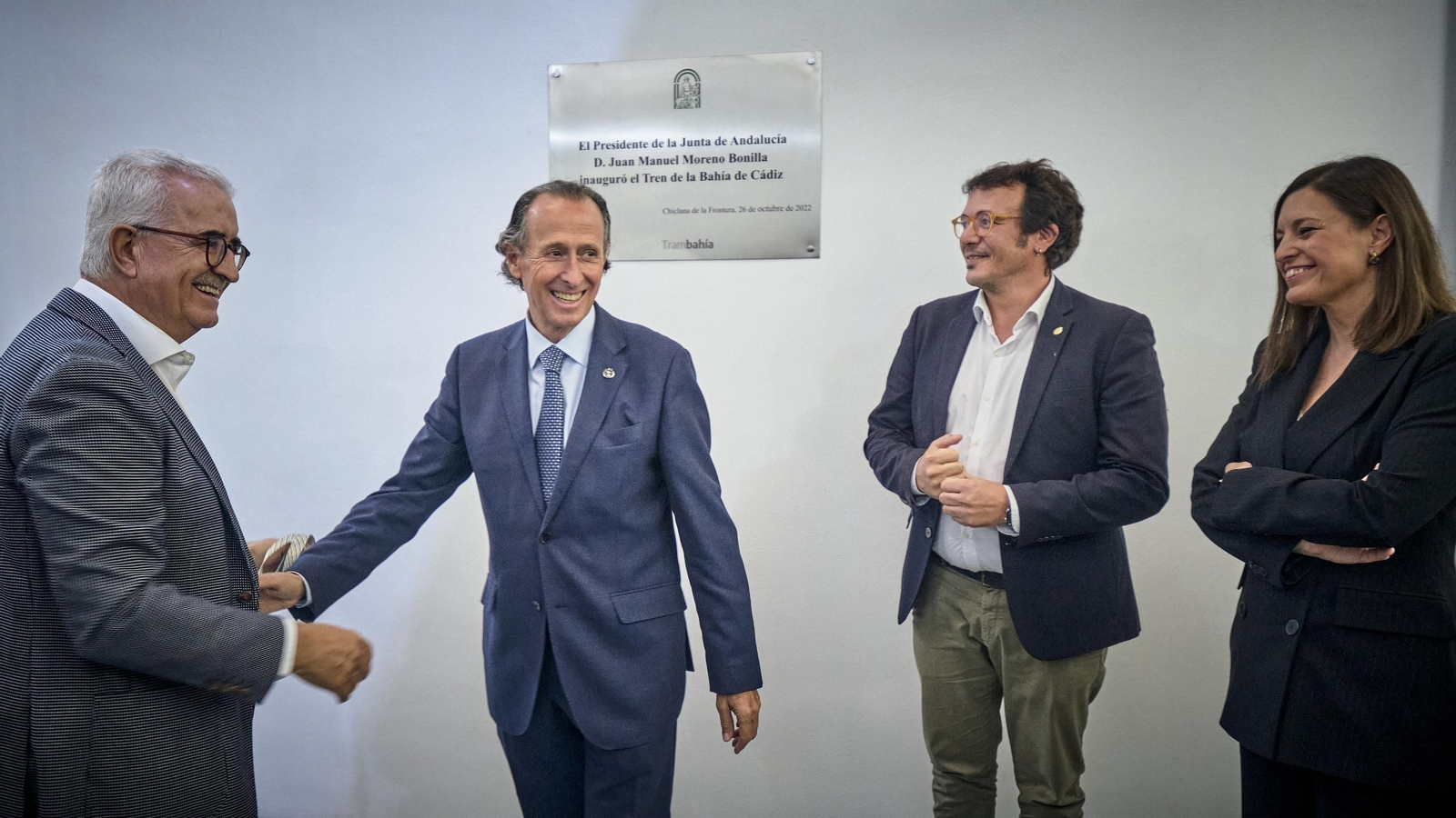 Viaje inaugural del tranvía Cádiz - Chiclana