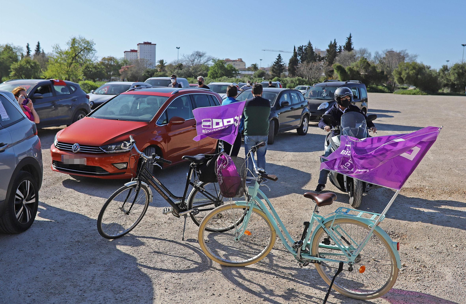 Carvana se protesta de los sindicatos contra el gobierno municipal.