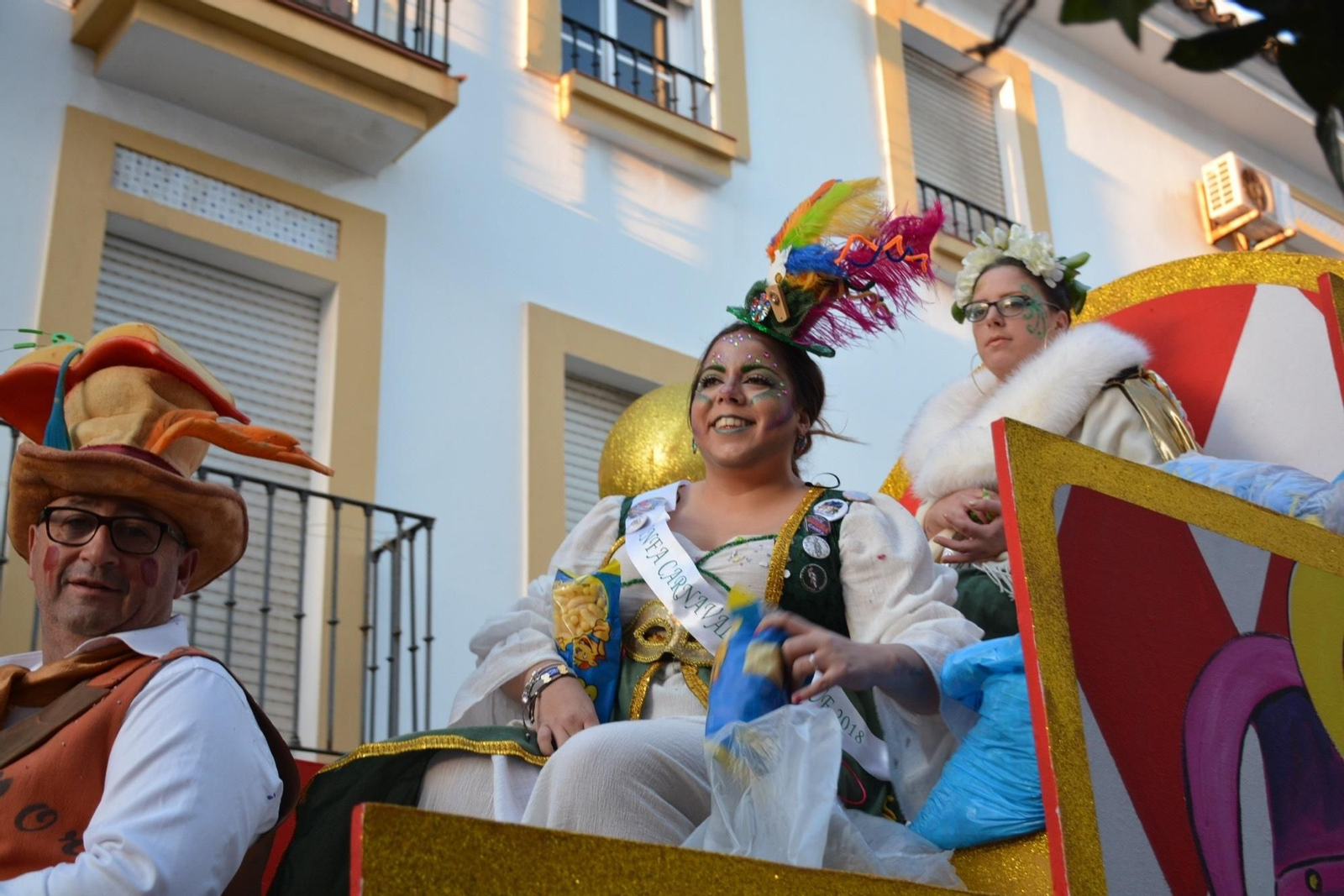 Cabalgata de Carnaval en San Roque, en foto de archivo.