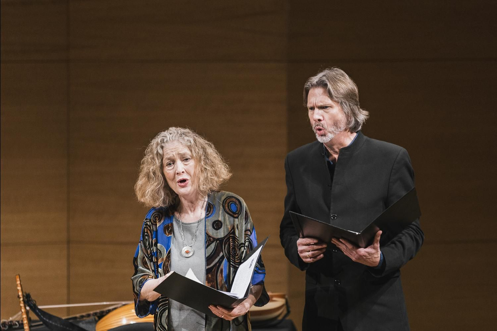 Emma Kirkby y Joel Frederiksen en su concierto del Espacio Turina