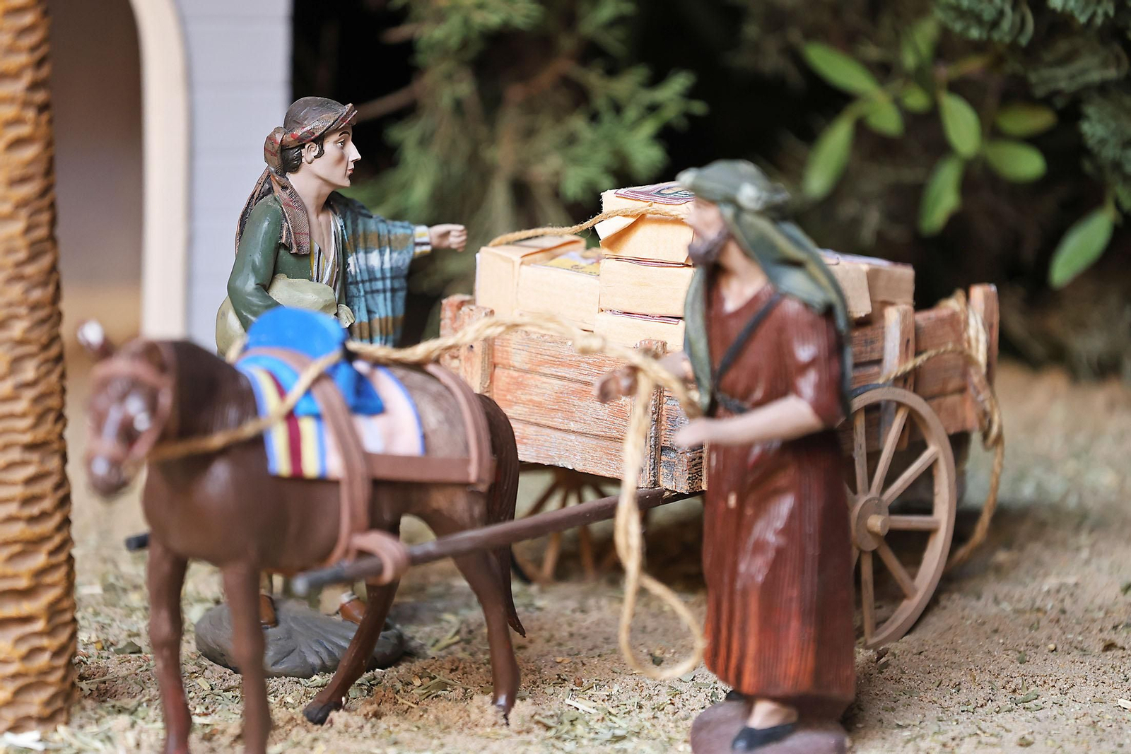 Imágenes de la inauguración del Belén del Ayuntamiento de Huelva