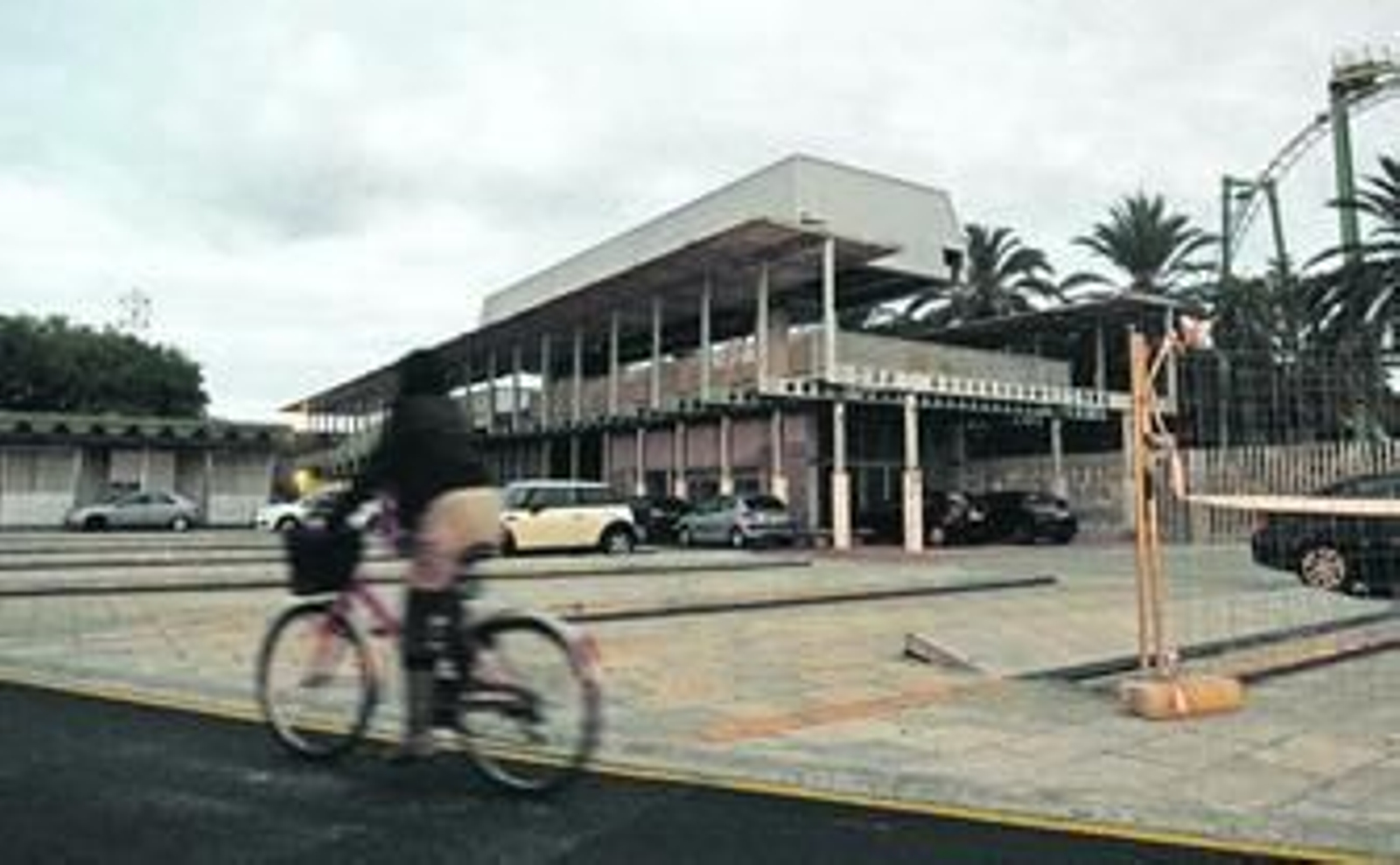 Una de las estaciones del antiguo telecabina que están incluidas en el anteproyecto de reutilización como zona de ocio.