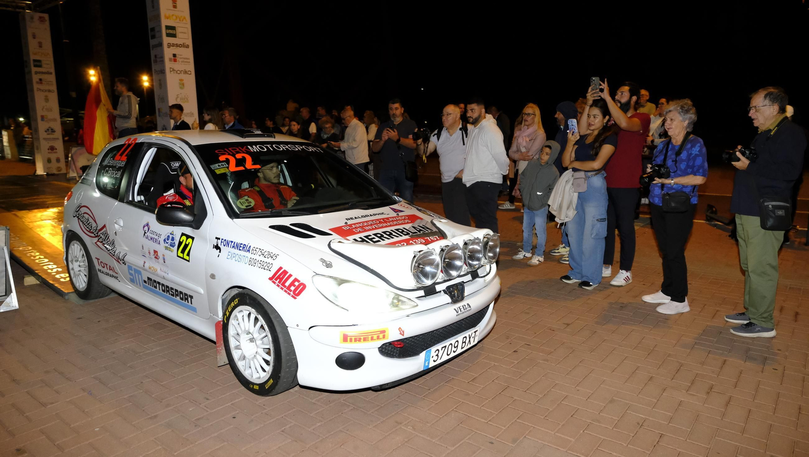 La salida de la 50 edición del Rallye Costa de Almería, en imágenes