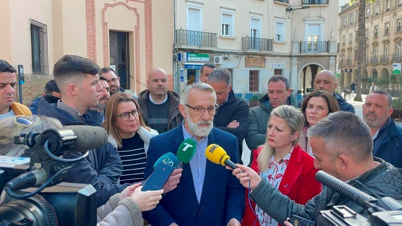 El alcalde de Bonares, Juan Antonio García, en una imagen de archivo.