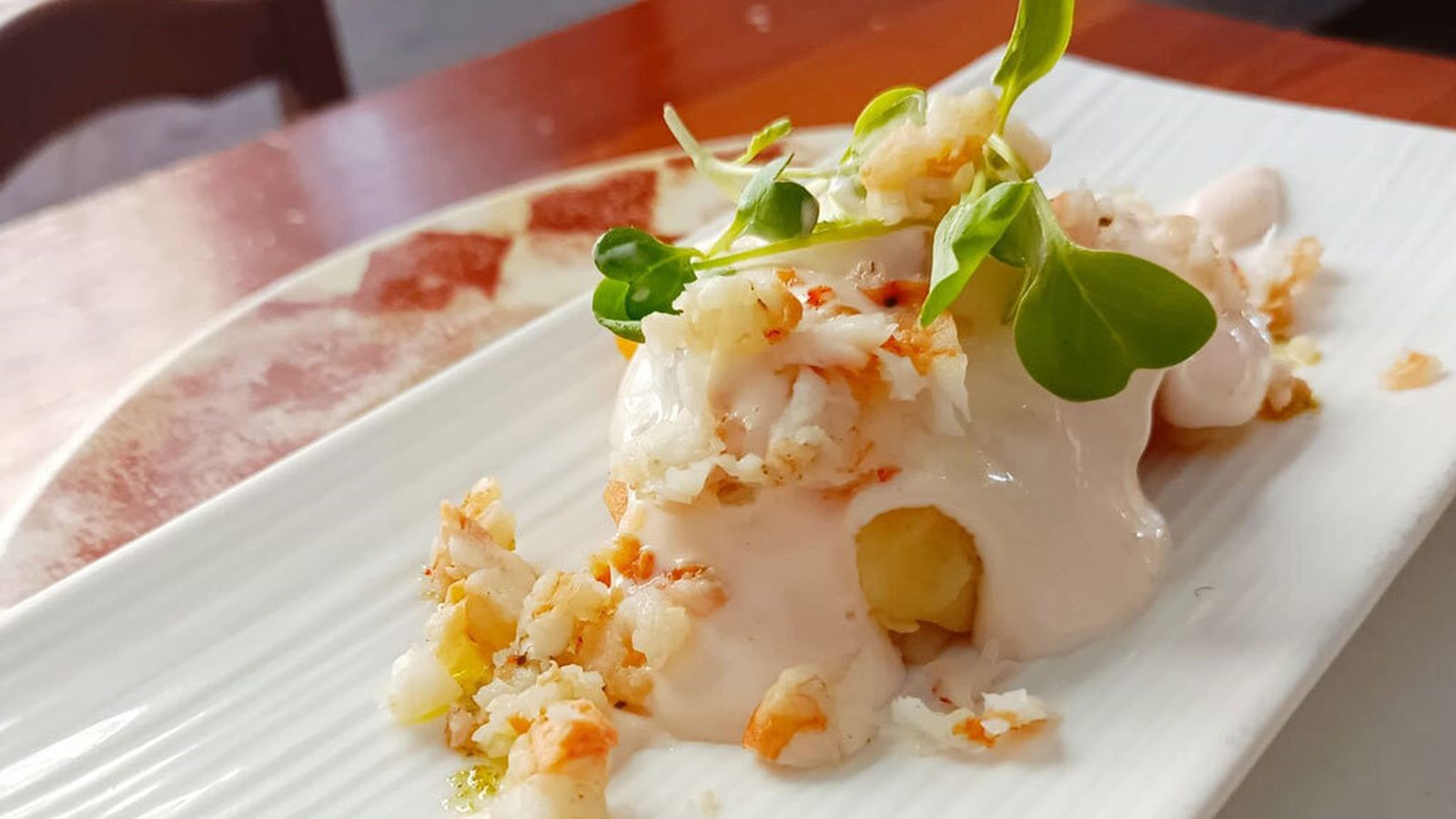 eNSALADILLA DE BUEY DE MAR AL AMONTILLADO
