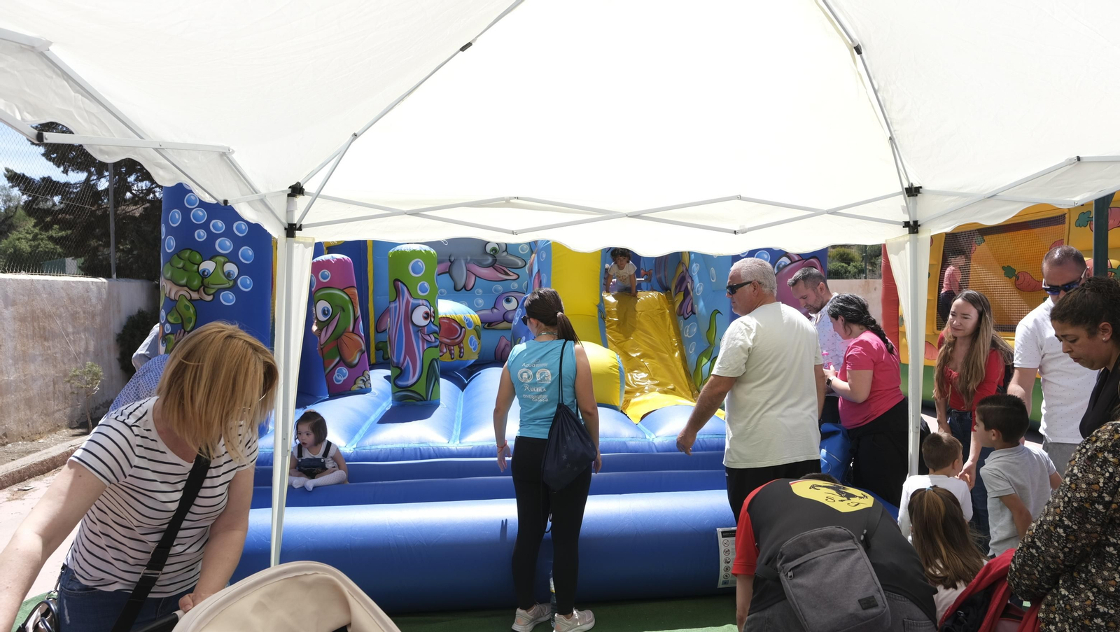 Imágenes de los juegos infantiles en las Fiestas de Abla