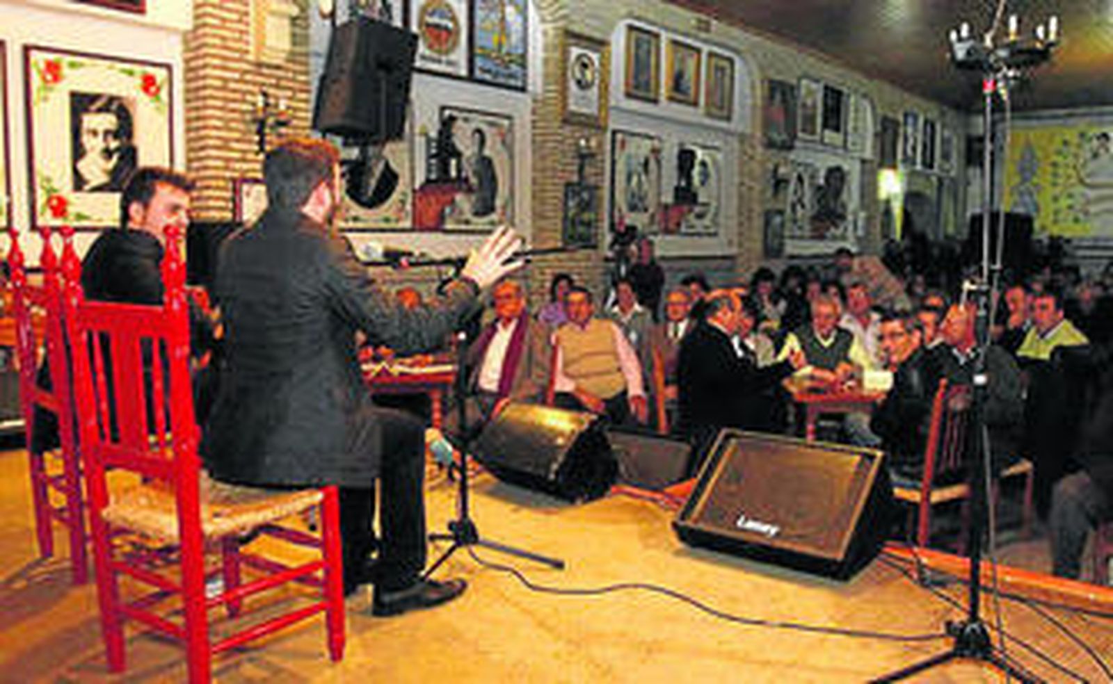 Un momento de la final en la Peña Flamenca Amigos del Cante.