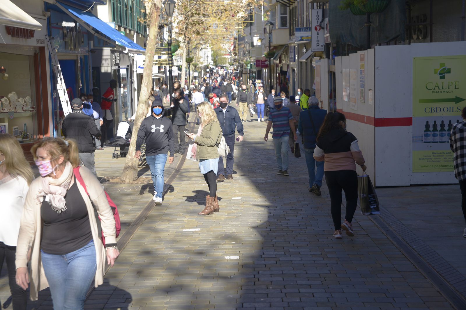 Fotos de Gibraltar en los días previos a la Navidad y el Brexit
