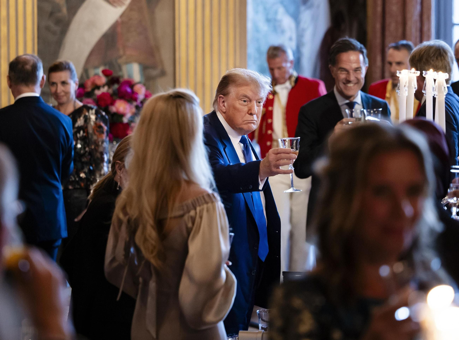 Las fotos de la cena inaugural de la cumbre de la OTAN en La Haya