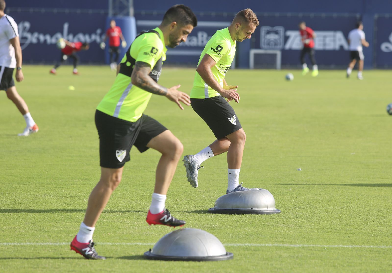 Las fotos del entrenamiento del Málaga en el Anexo de La Rosaleda