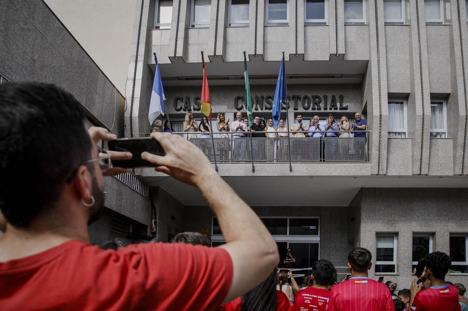 Álex Baena en el Ayto de Roquetas de Mar, en imágenes