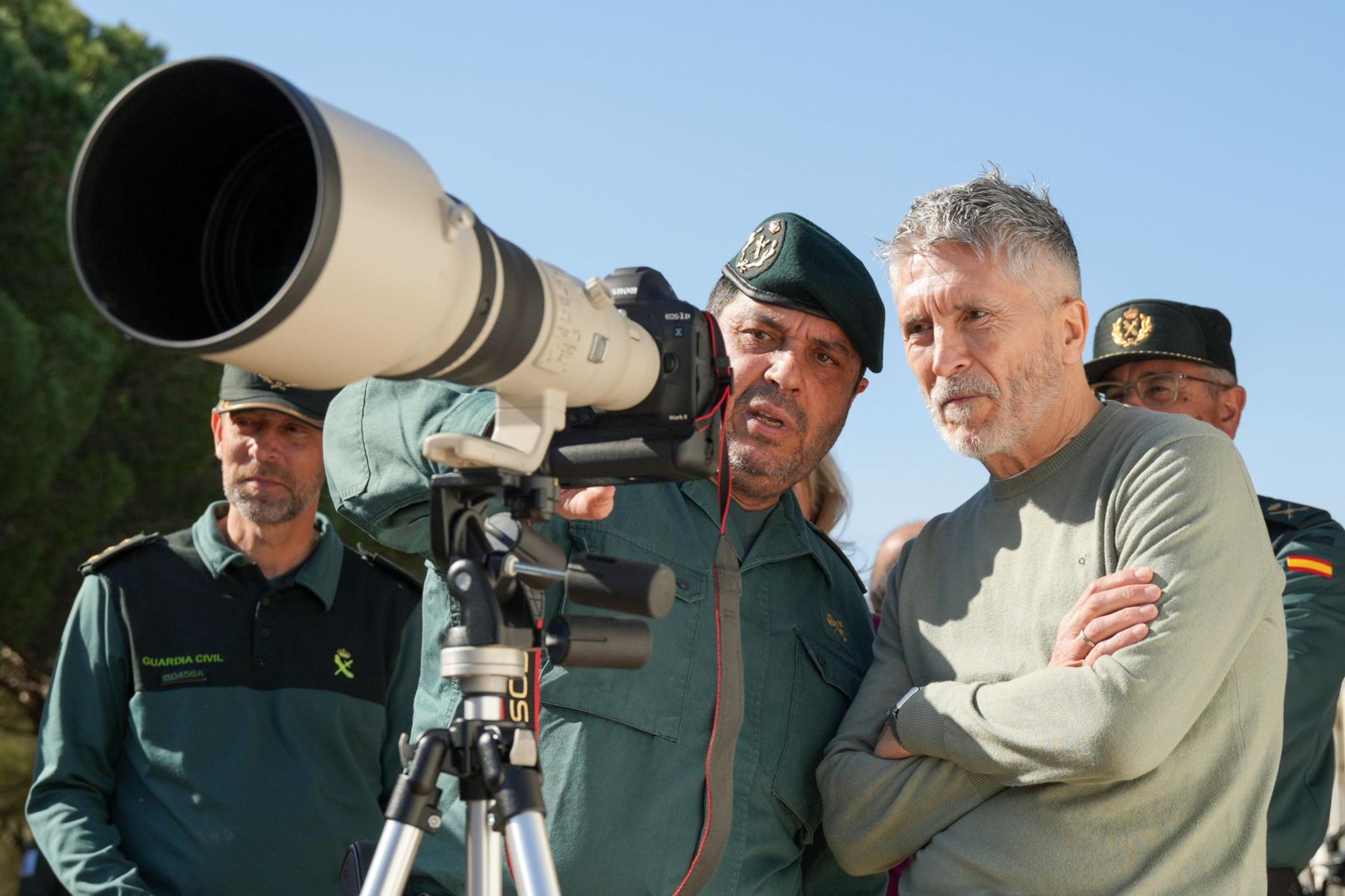 Marlaska, en una visita a Cádiz para conocer los medios del Seprona