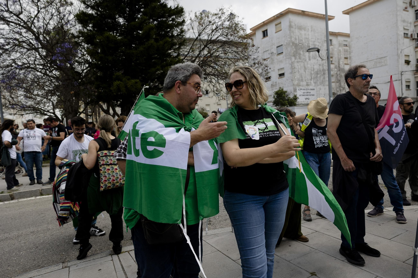 Imágenes de la manifestación del 1 de Mayo en Cádiz