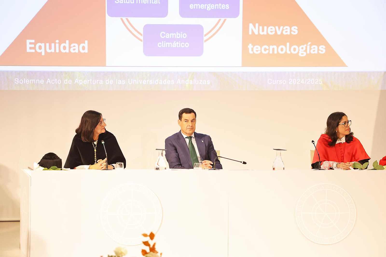 Imágenes del Acto solemne de apertura del curso 2024-2025 de las universidades andaluzas