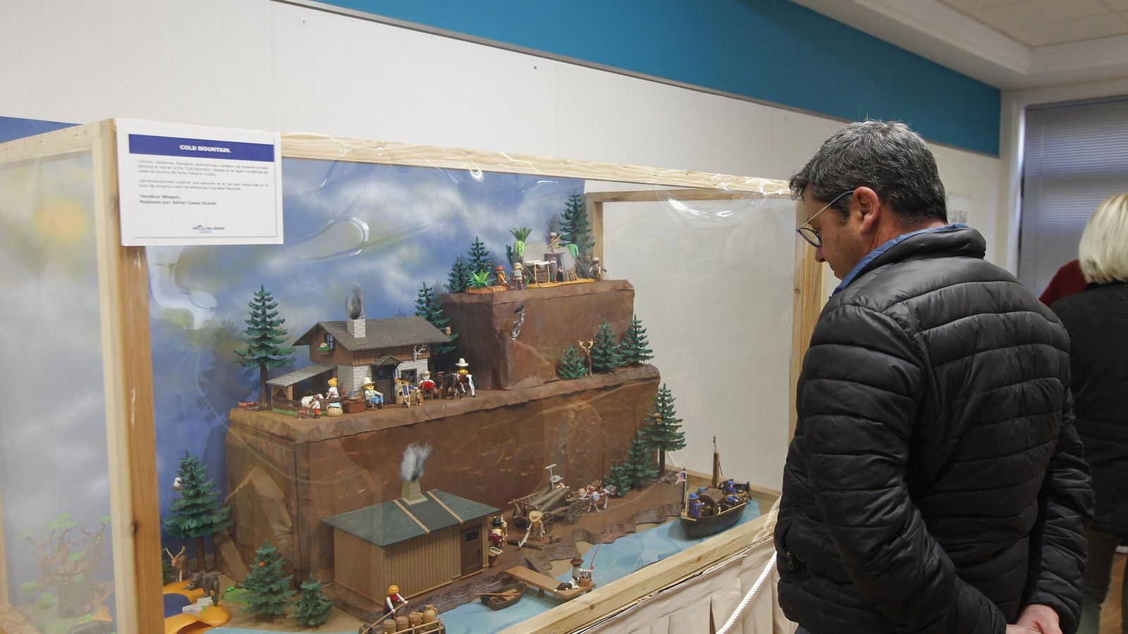 Uno de los mundos que se han recreado para esta exposición de Playmobil.