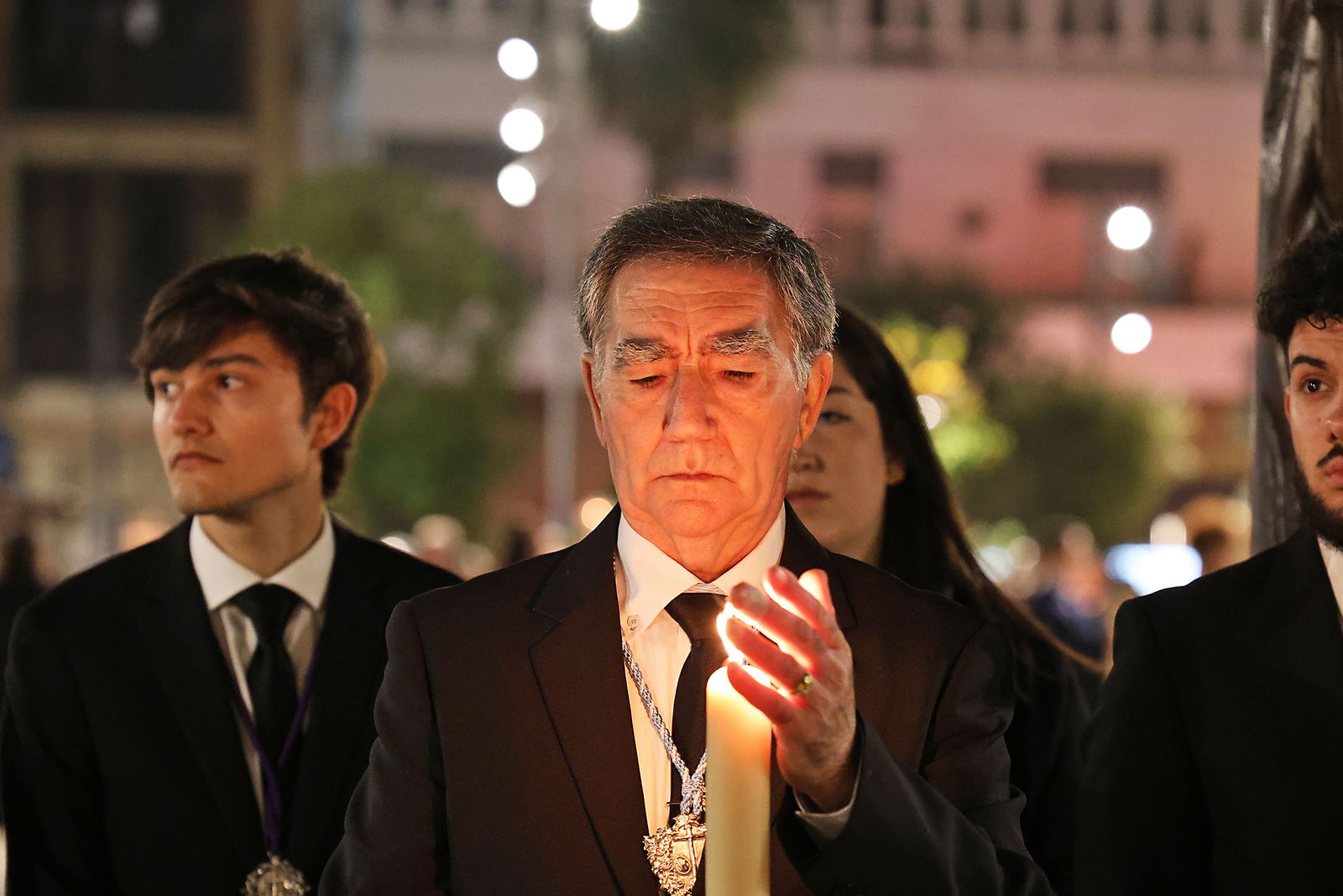 Las fotografías del Vía Crucis de las Hermandades de Huelva