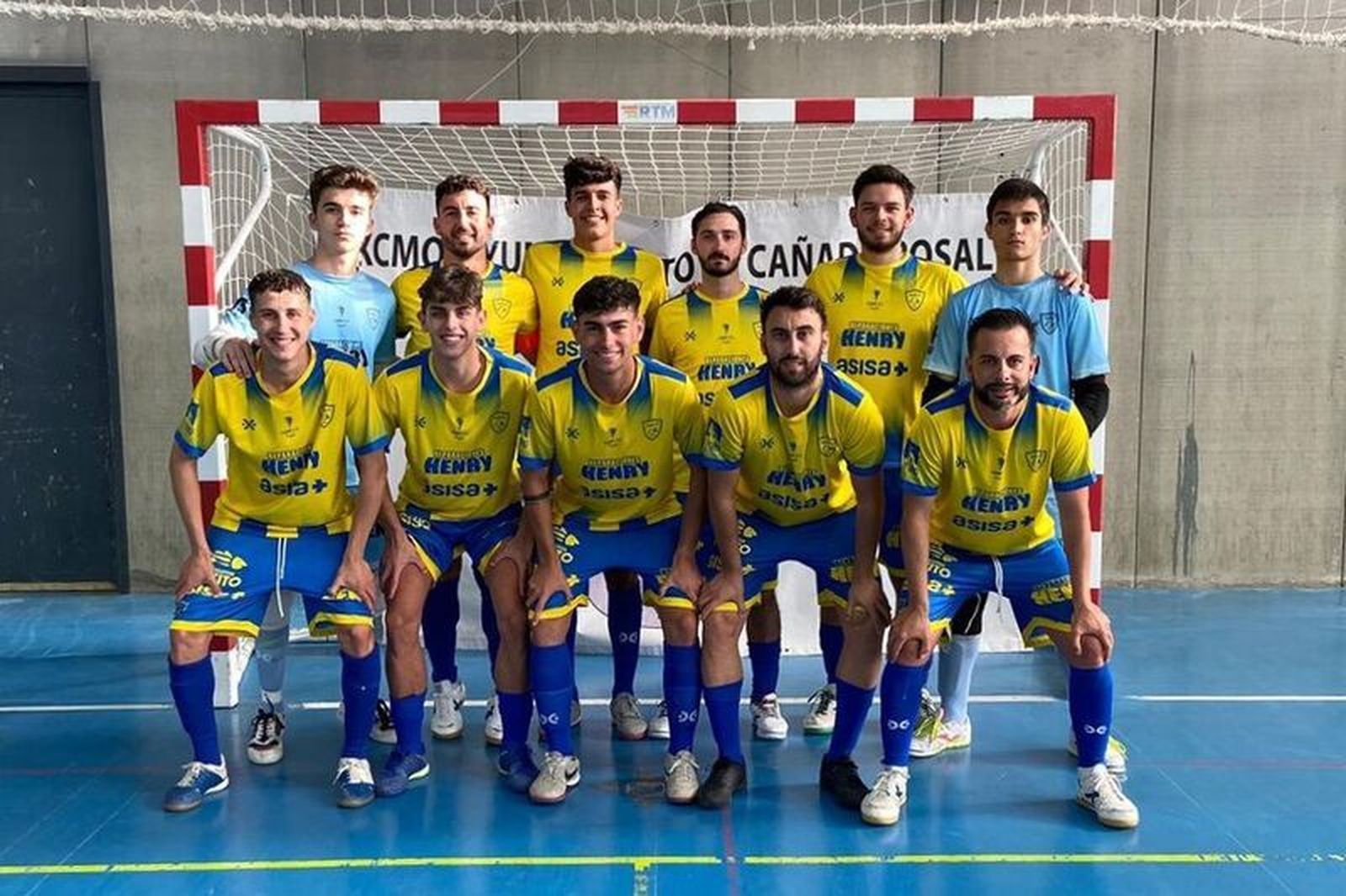 Formación del Cádiz CF Virgili.