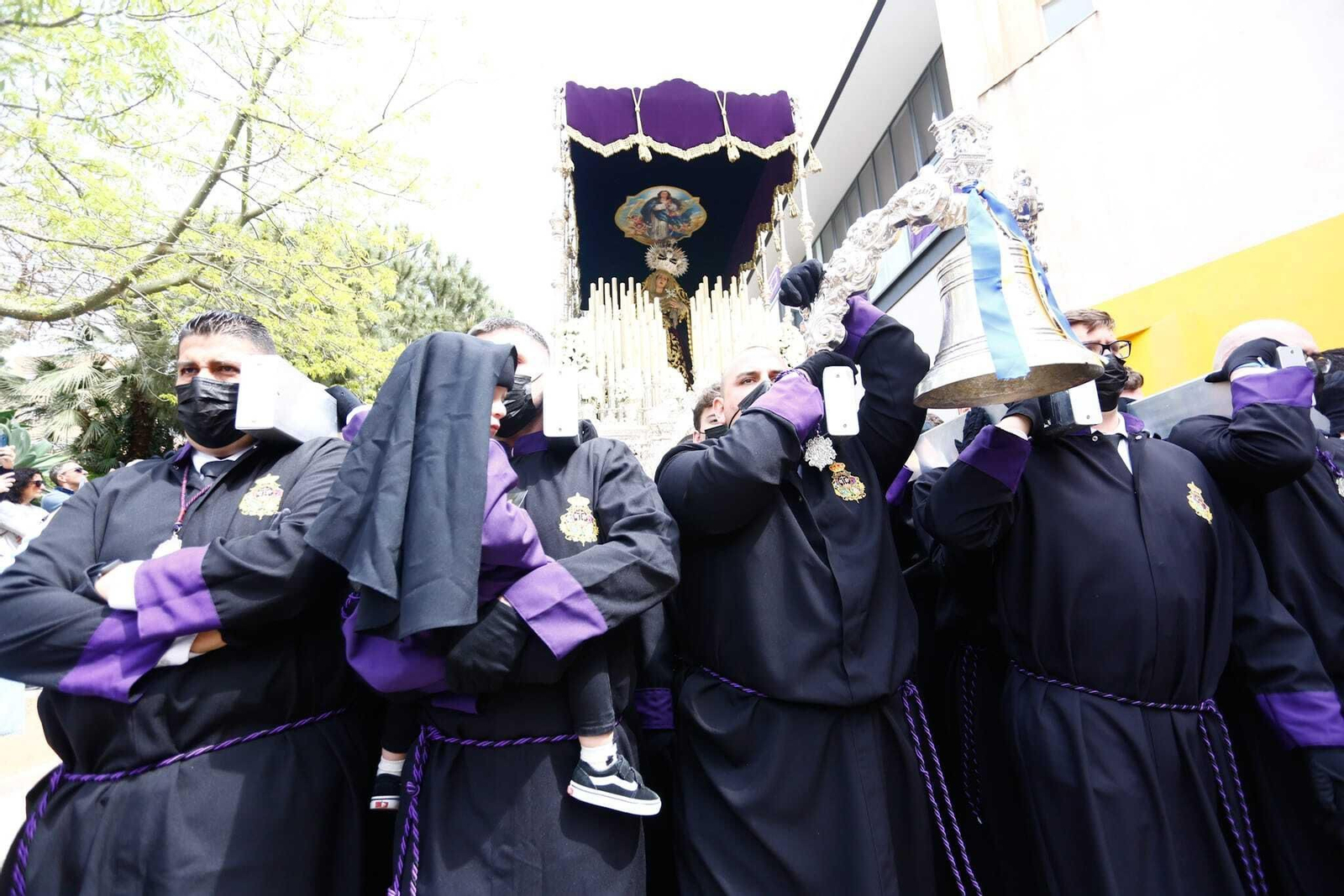 Las fotos de Crucifixión, en el Lunes Santo de Málaga