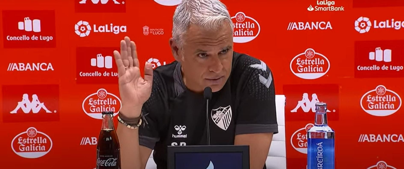 Pellicer, en la sala de prensa.