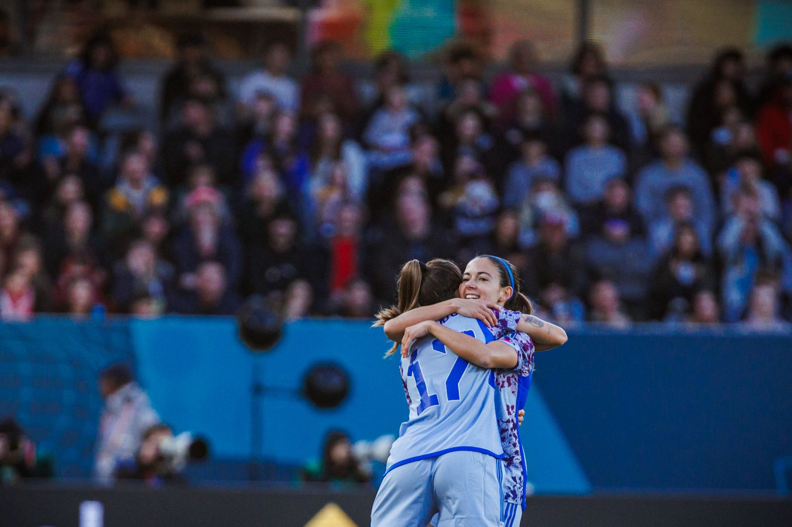Las fotos de la goleada de España a Suiza en el Mundial femenino