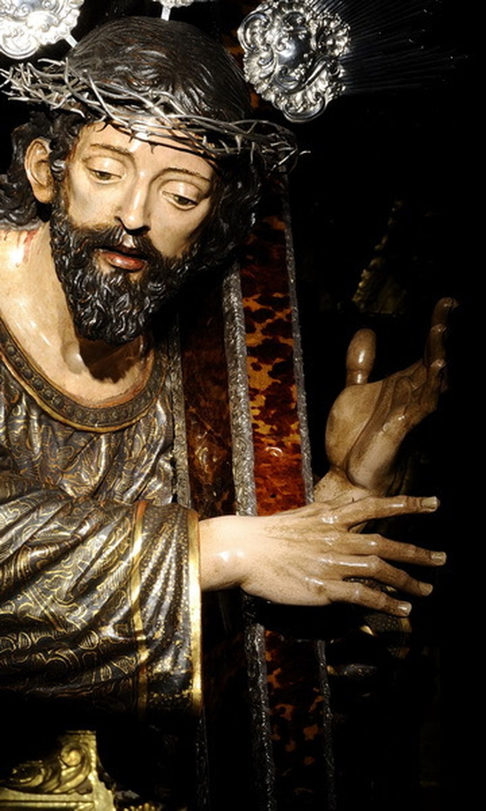 La portentosa imagen de Jesús Nazareno