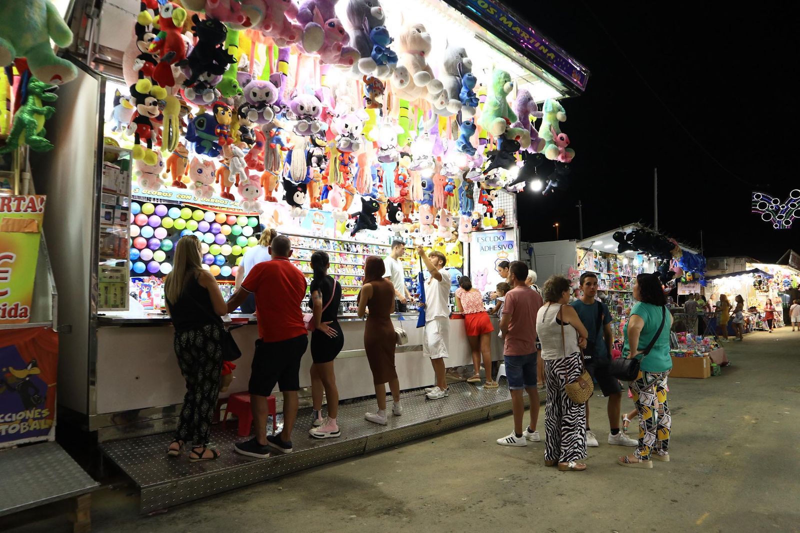 Imágenes del ambiente de Colombinas el día 4 de agosto