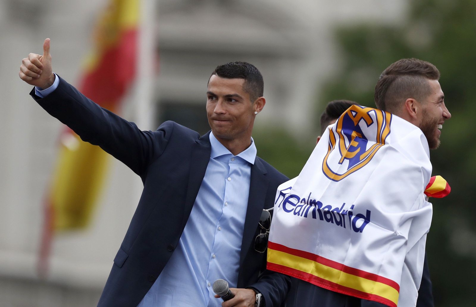 El Real Madrid celebra su decimotercera Champions