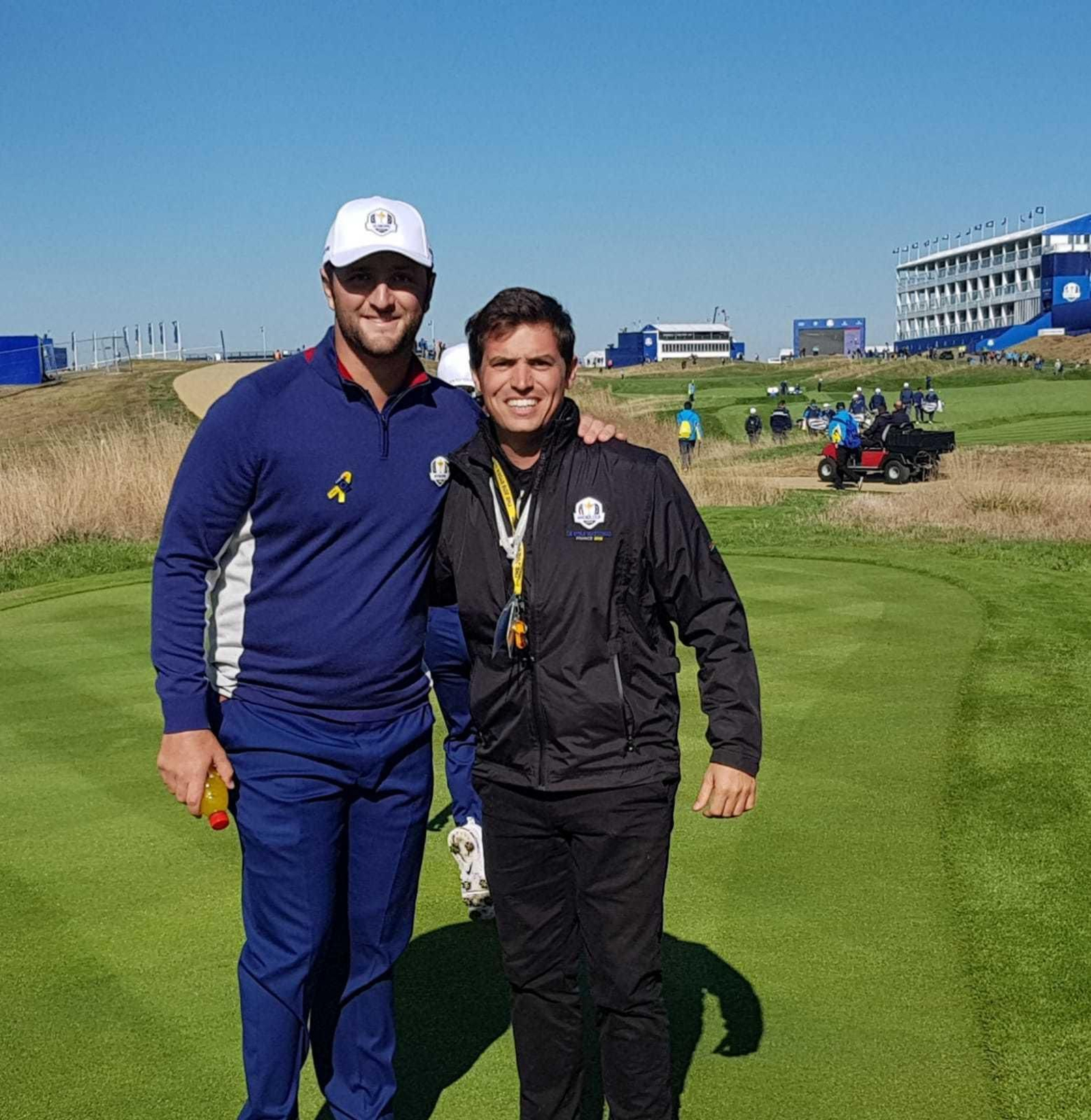 Jon Ram y Alejandro Farrán durante el torneo.