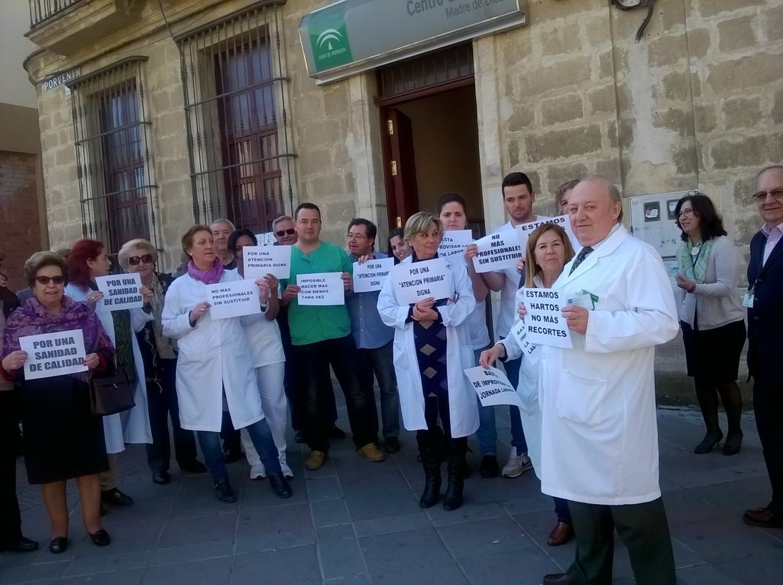 Una pasada protesta en el centro de salud de Madre de Dios, también por la falta de sustituciones.
