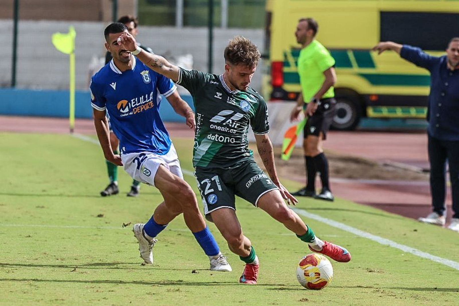 Una imagen del partido de ida.