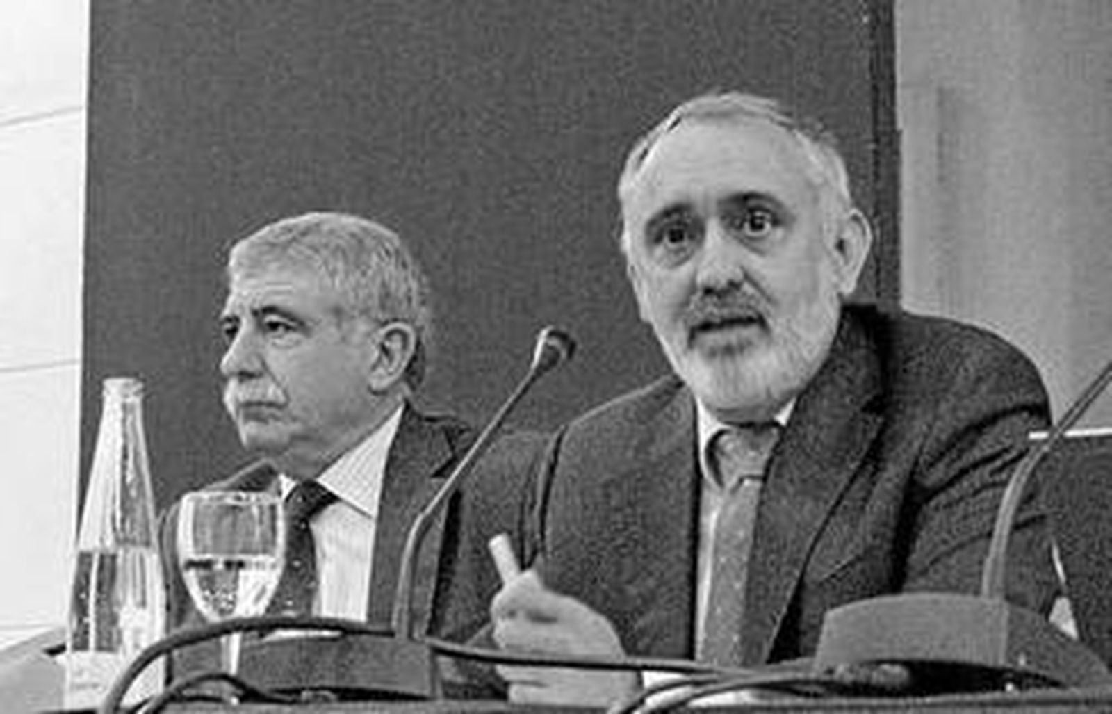 Manuel Brenes, director general de Empleabilidad y Formación Profesional, y Fernando Villén, director general técnico de la Fundación.