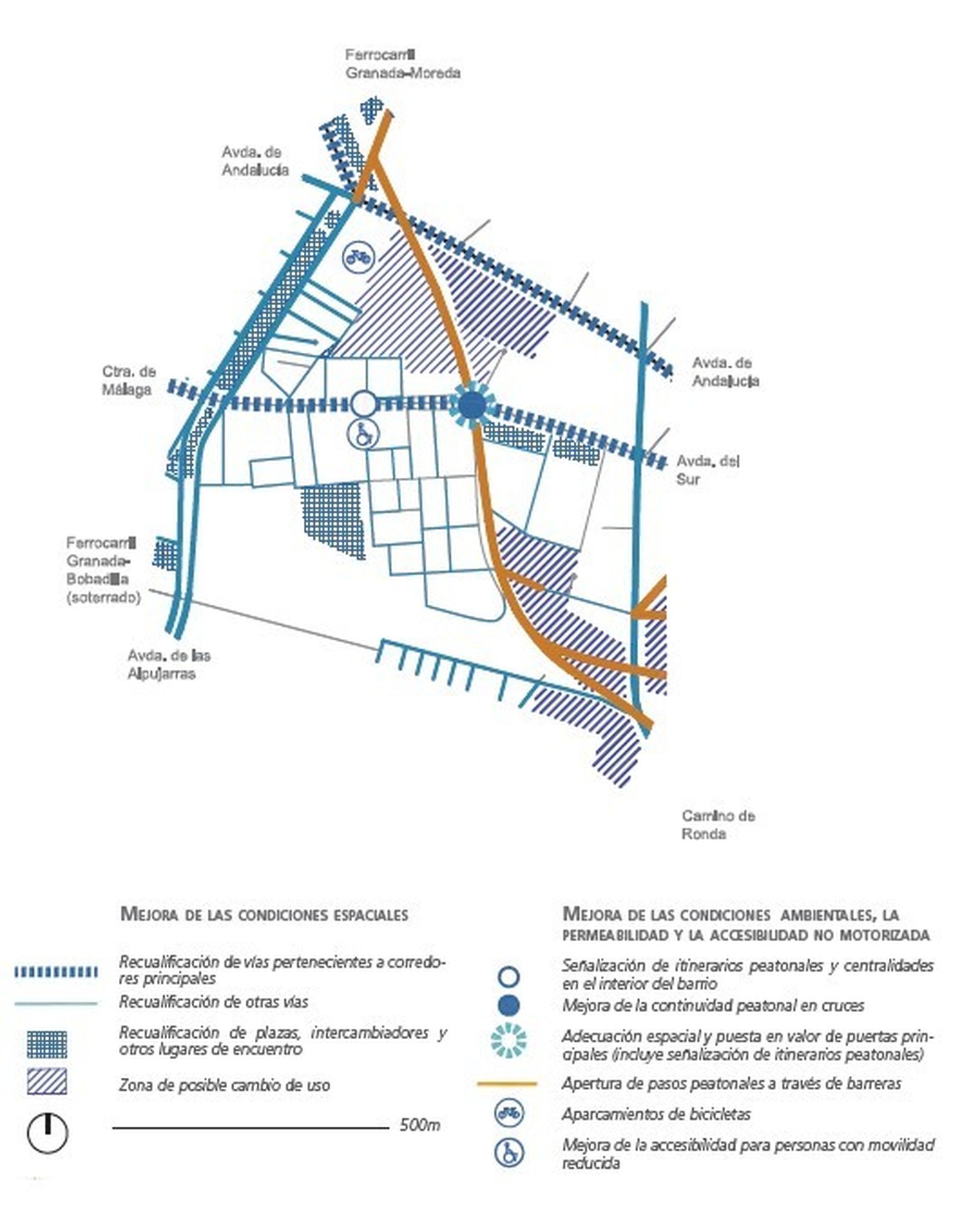 Mapa de intervención en Villarejo.