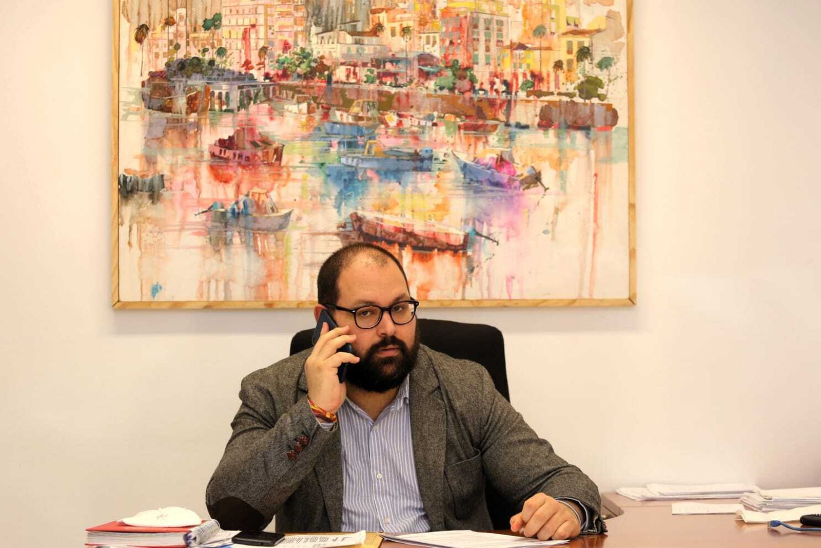 El concejal de Economía y Hacienda Javier Bello.