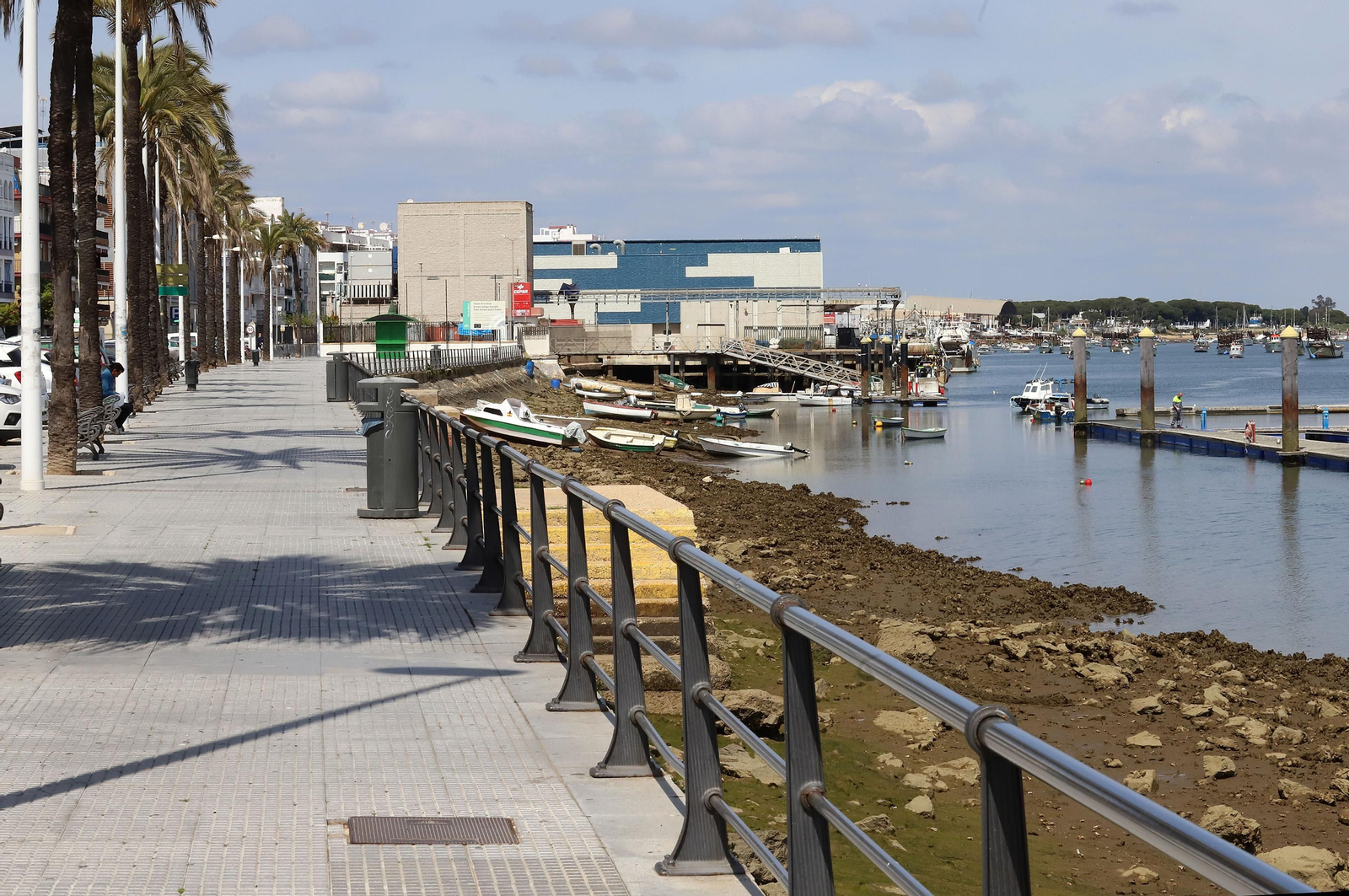 Imágenes del confinamiento en Punta Umbría