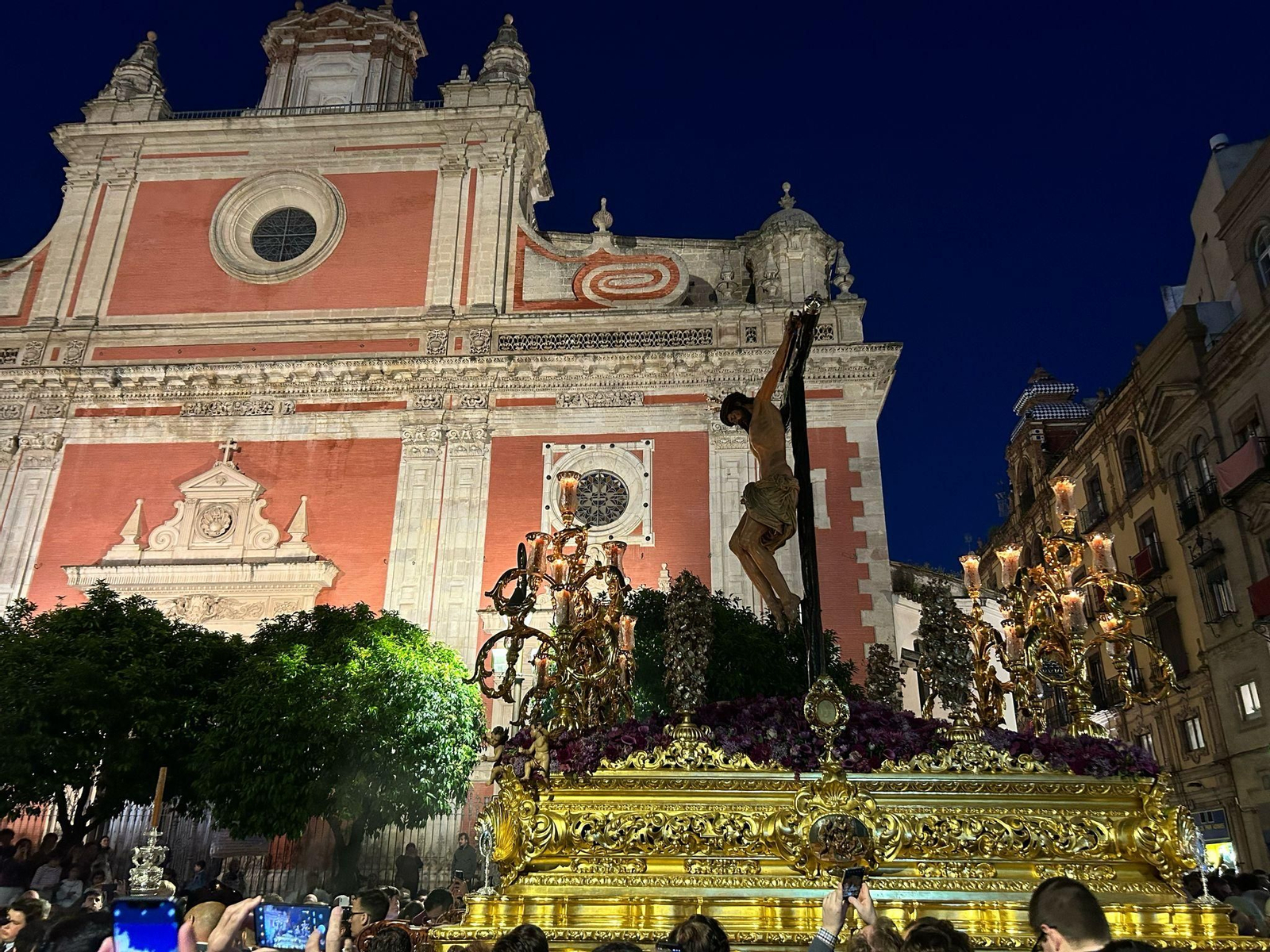 Segunda salida procesional del Cristo de los Desamparados del Santo Ángel
