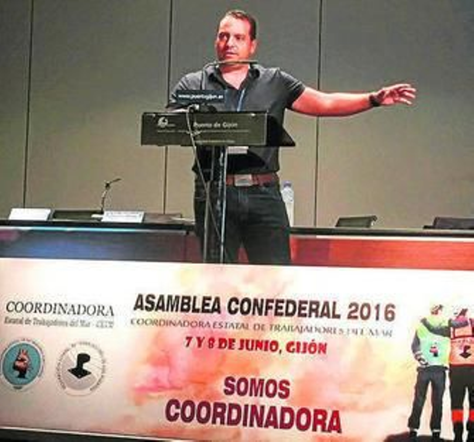 Antolín Goya, secretario general de Coordinadora,  ayer.