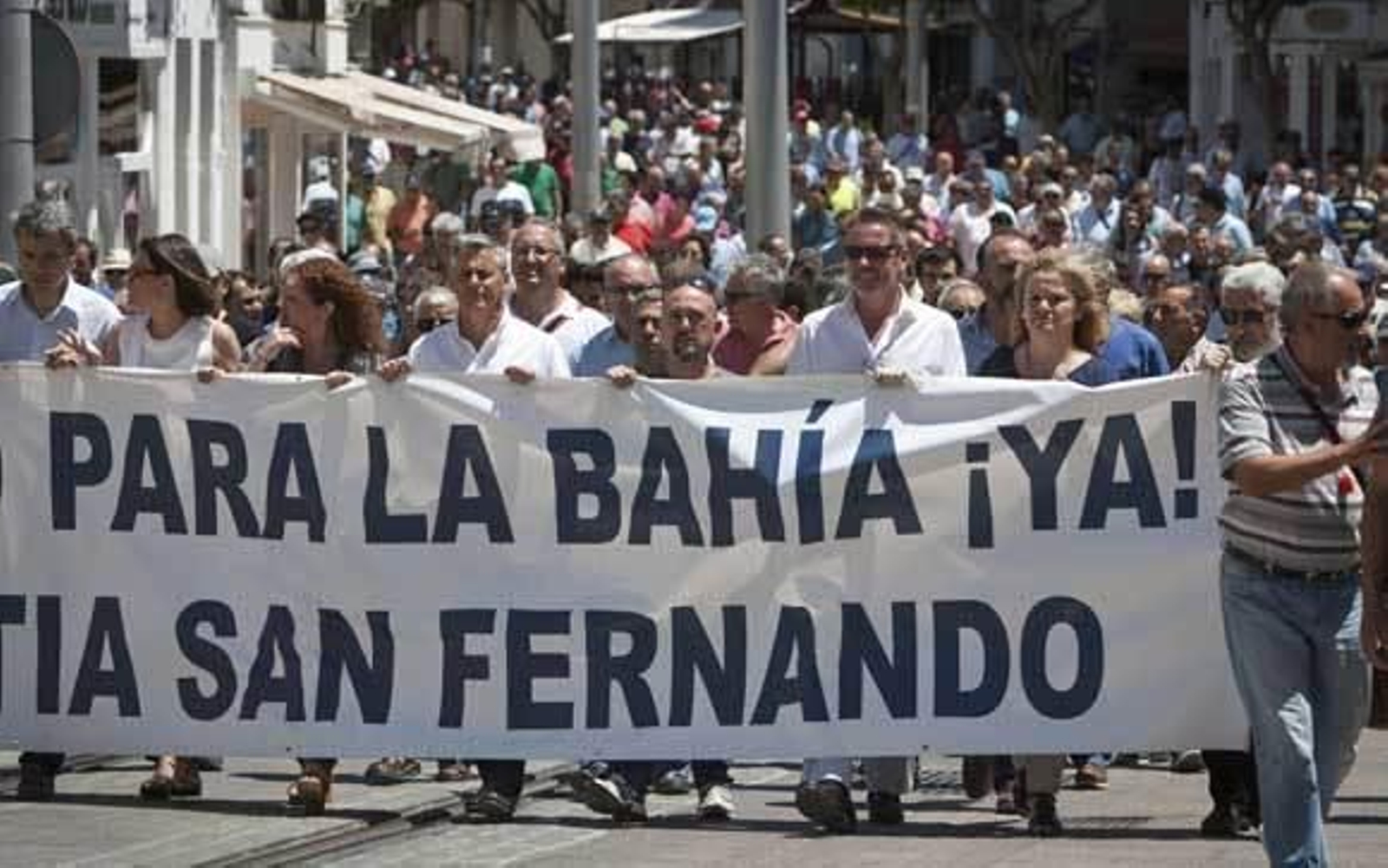Trabajadores de Navantia San Fernando protestan para pedir más contratos