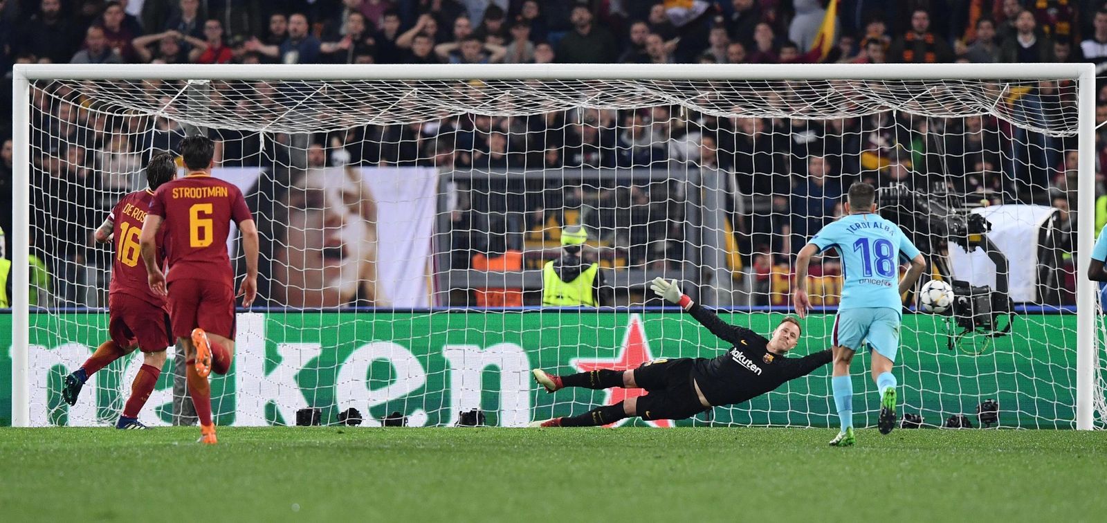 El Roma-Barcelona, en imágenes