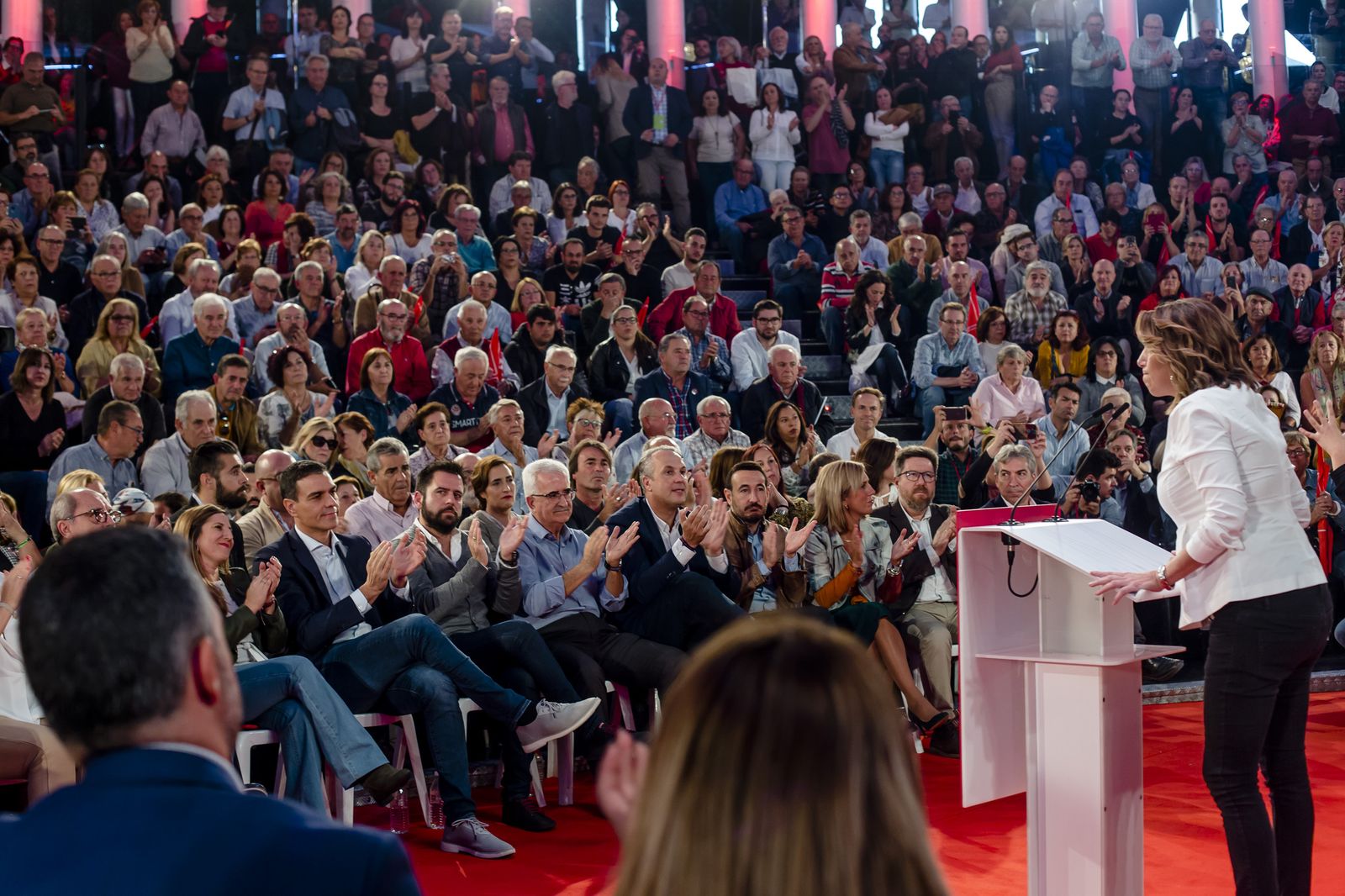 Imágenes del mitin del PSOE en Cádiz