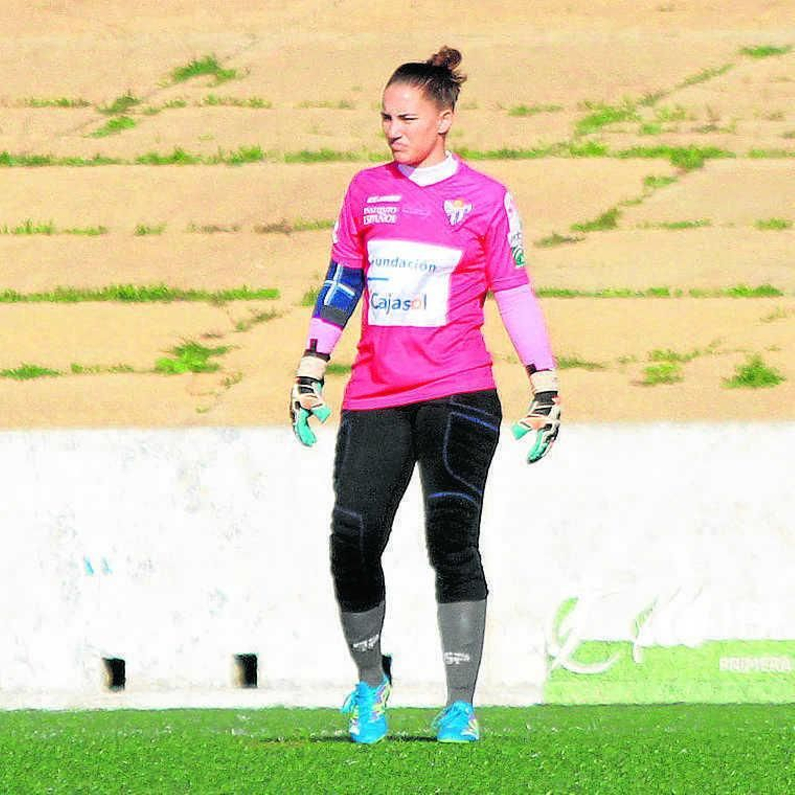 Sara Serrat reapareció como titular el pasado domingo ante el Tacuense.