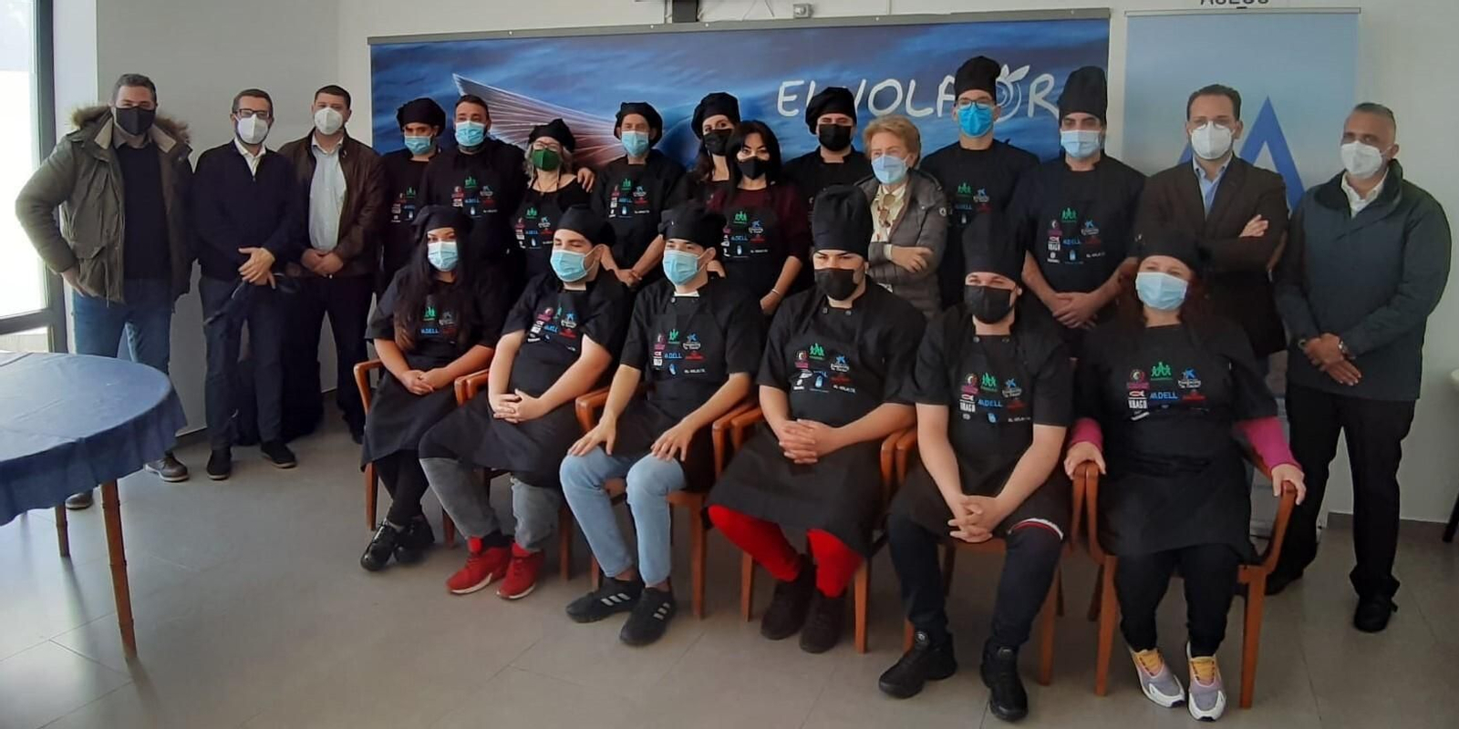 Los alumnos que participan en el curso.