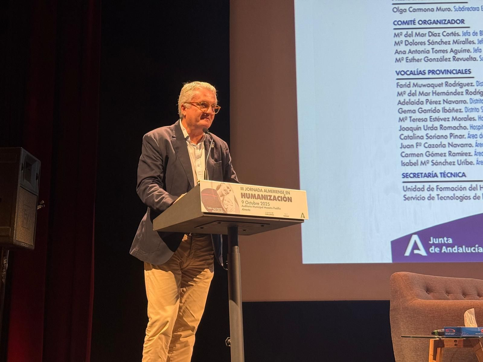 Juan de la Cruz Belmonte, delegado territorial de Salud de la Junta de Andalucía