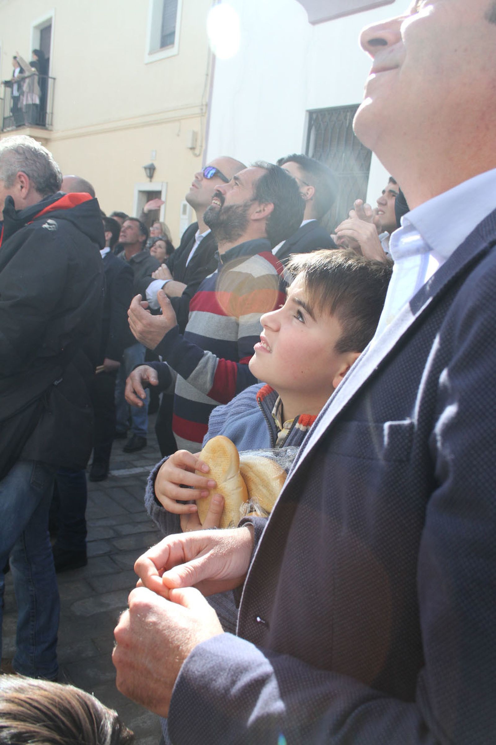 Imágenes de las tiradas en honor a San Antonio Abad en Trigueros