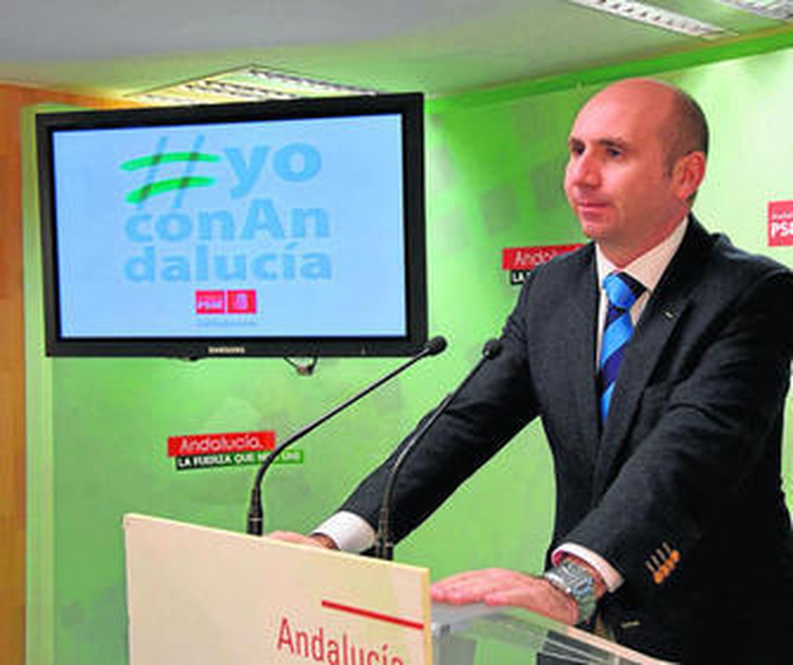 Imagen de archivo de Francisco Conejo, secretario de Política Institucional del PSOE-A.