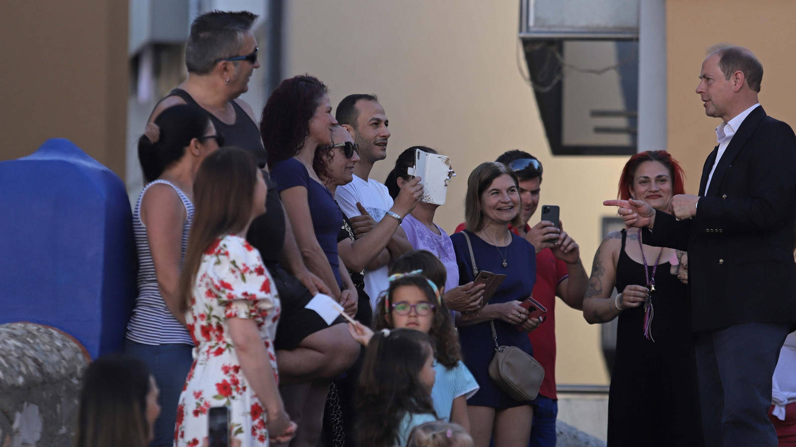 Fotos de la visita de los condes de Wessex a Morish Castle Estate en Gibraltar